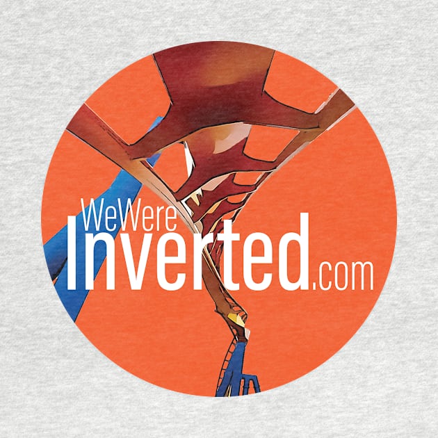 We Were Inverted Logo | Orange Circle | Inset Text by We Were Inverted